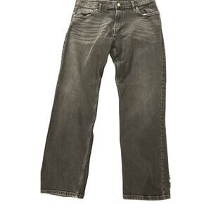 Calvin Klein Men’s Straight Fit Boston Jeans in Black Size 36x30 see note